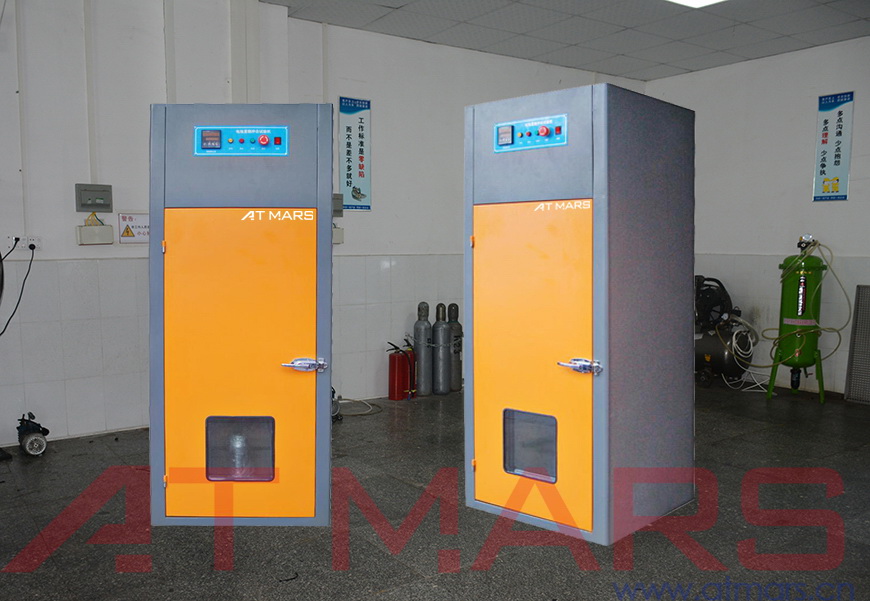 電池重物沖擊試驗機(圖2) 星拓電池重物沖擊試驗機裝置